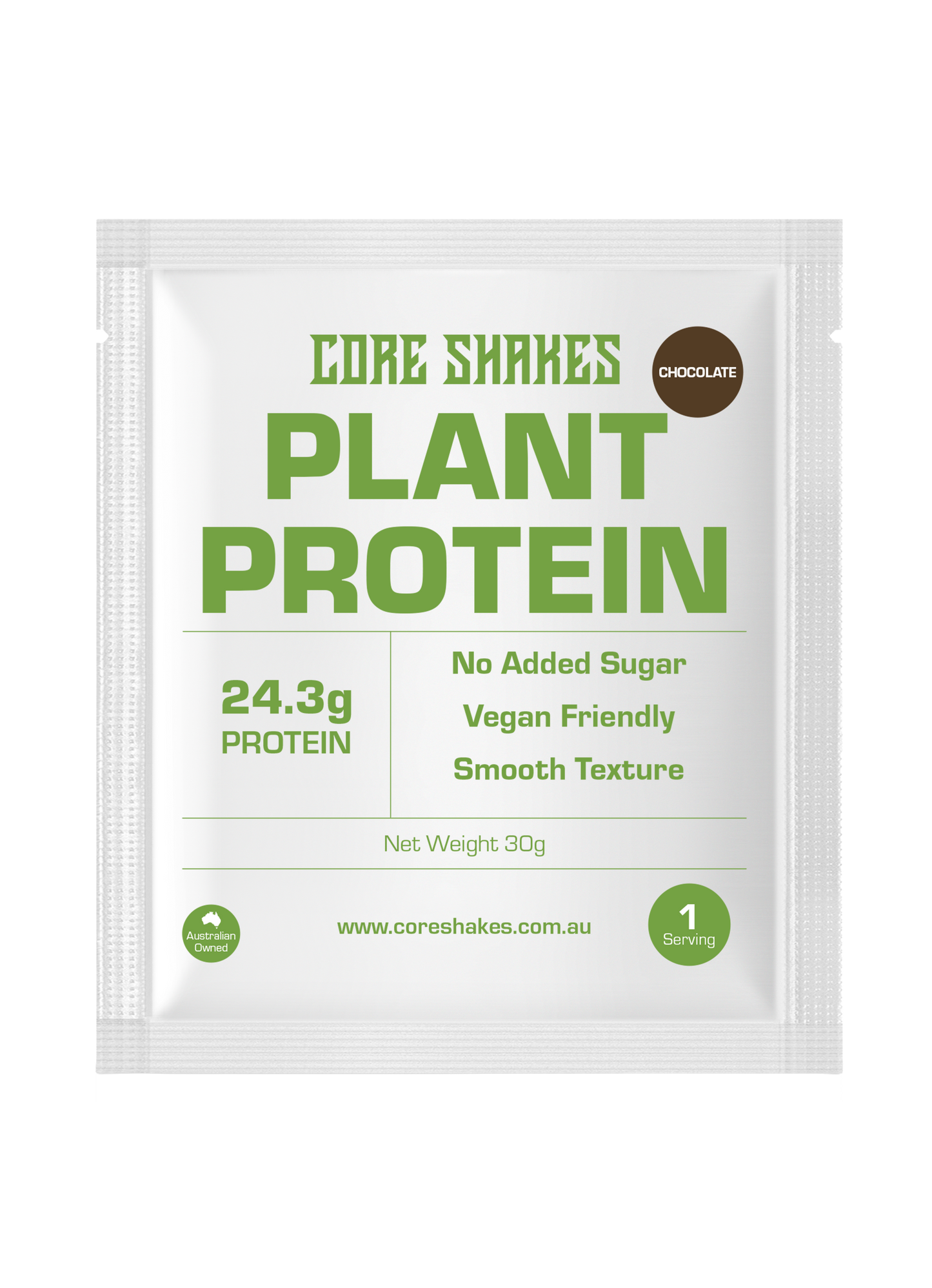 Core Shakes Plant Protein - Chocolate Sample edition